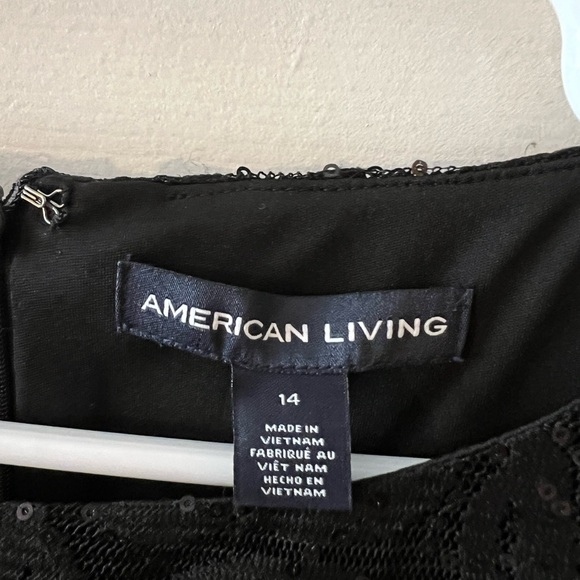 Short Black Sequence Dress - Picture 3 of 5